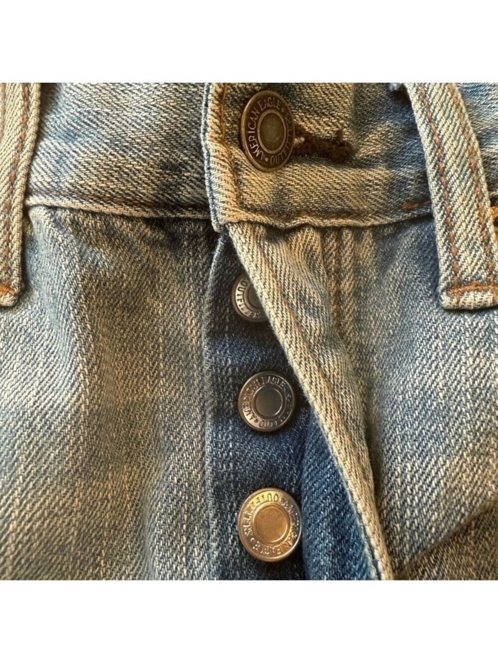 American Eagle Outfitters Vintage Hi Rise Skinny Jeans Size 00 - Picture 4 of 10